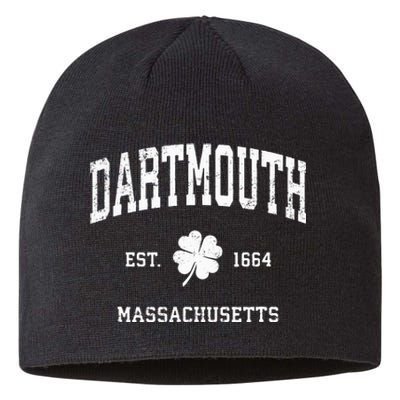 Dartmouth Massachusetts Vintage Shamrock Sports Sustainable Beanie