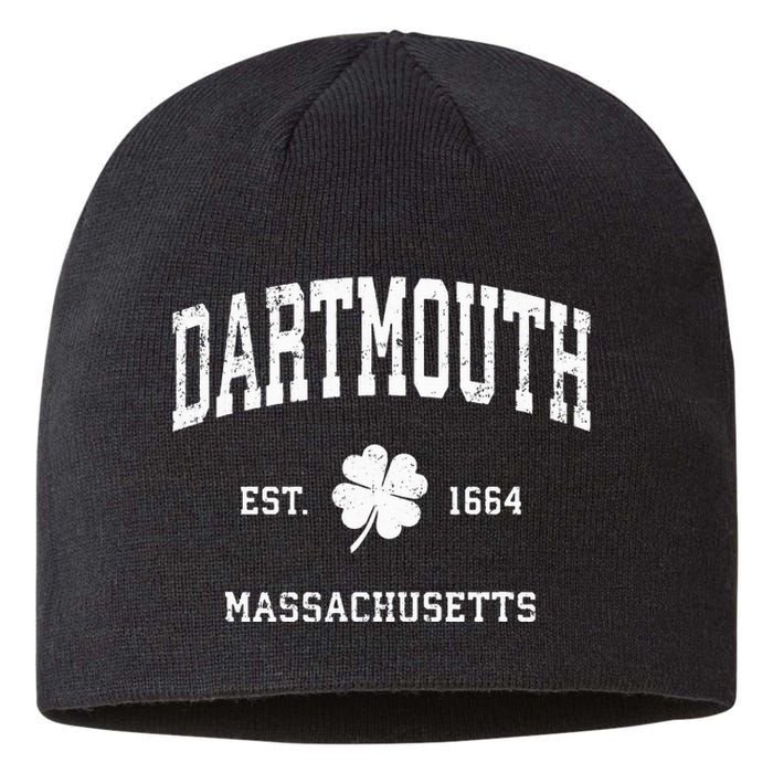 Dartmouth Massachusetts Vintage Shamrock Sports Sustainable Beanie