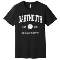 Dartmouth Massachusetts Vintage Shamrock Sports Premium T-Shirt