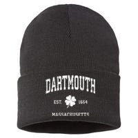 Dartmouth Massachusetts Vintage Shamrock Sports Sustainable Knit Beanie