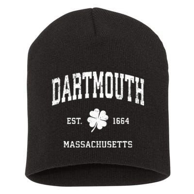 Dartmouth Massachusetts Vintage Shamrock Sports Short Acrylic Beanie