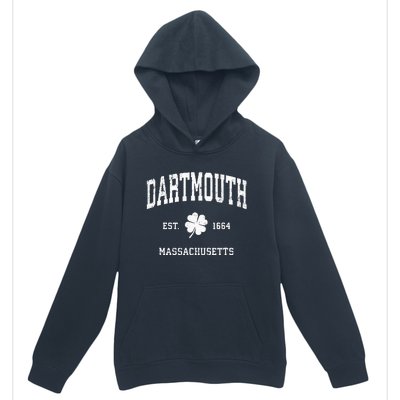 Dartmouth Massachusetts Vintage Shamrock Sports Urban Pullover Hoodie