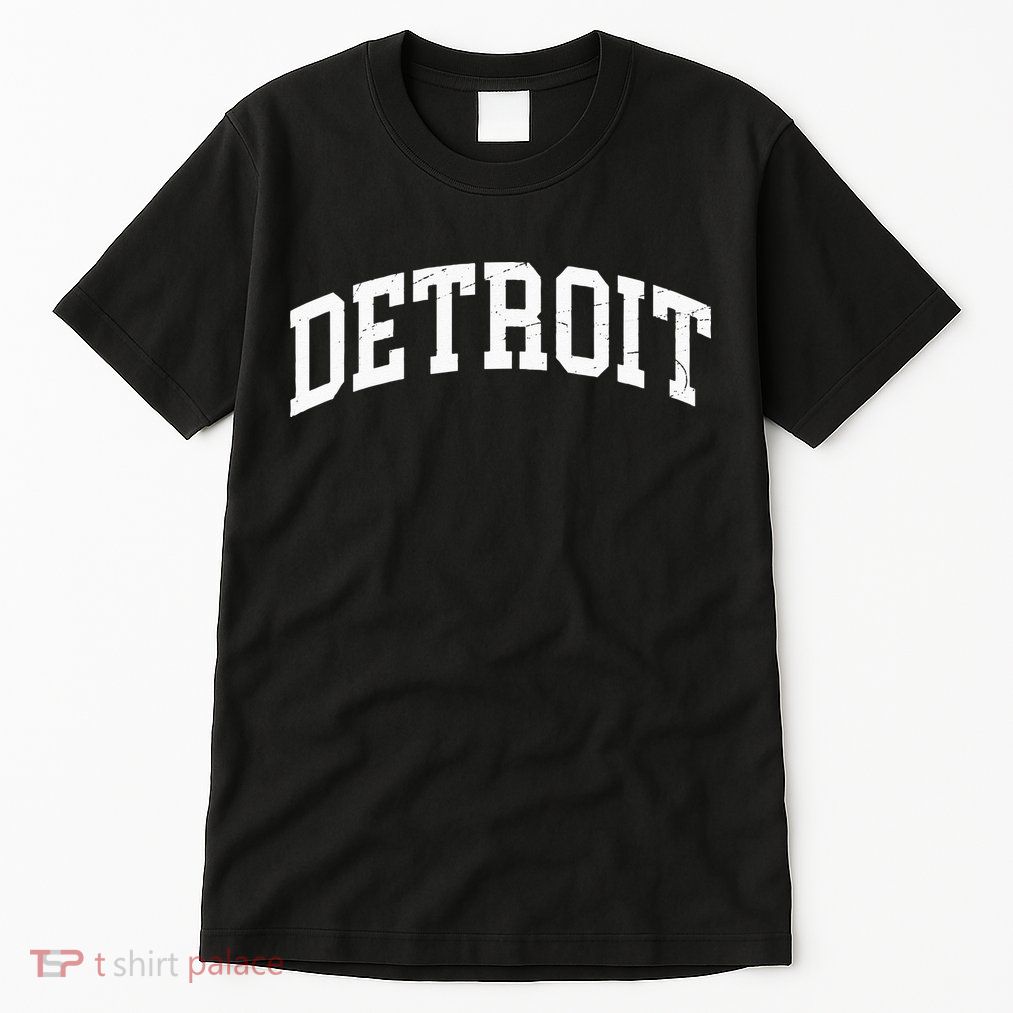 Detroit Michigan Vintage Worn Design Classic Tall T-Shirt