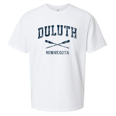 Duluth Minnesota Vintage Nautical Paddles Sports Oars Sueded Cloud Jersey T-Shirt