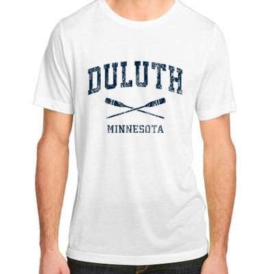 Duluth Minnesota Vintage Nautical Paddles Sports Oars Adult ChromaSoft Performance T-Shirt