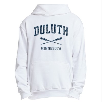 Duluth Minnesota Vintage Nautical Paddles Sports Oars Urban Pullover Hoodie