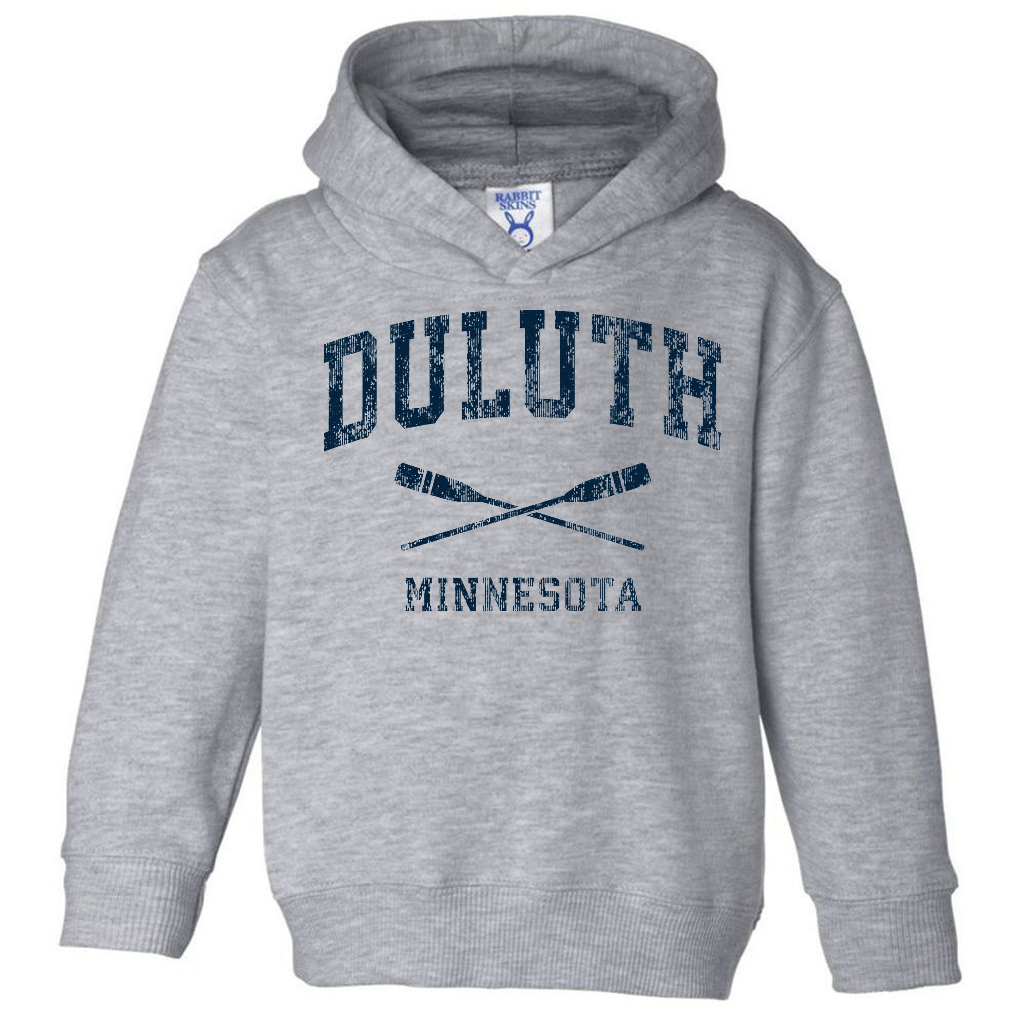 Duluth Minnesota Vintage Nautical Paddles Sports Oars Toddler Hoodie