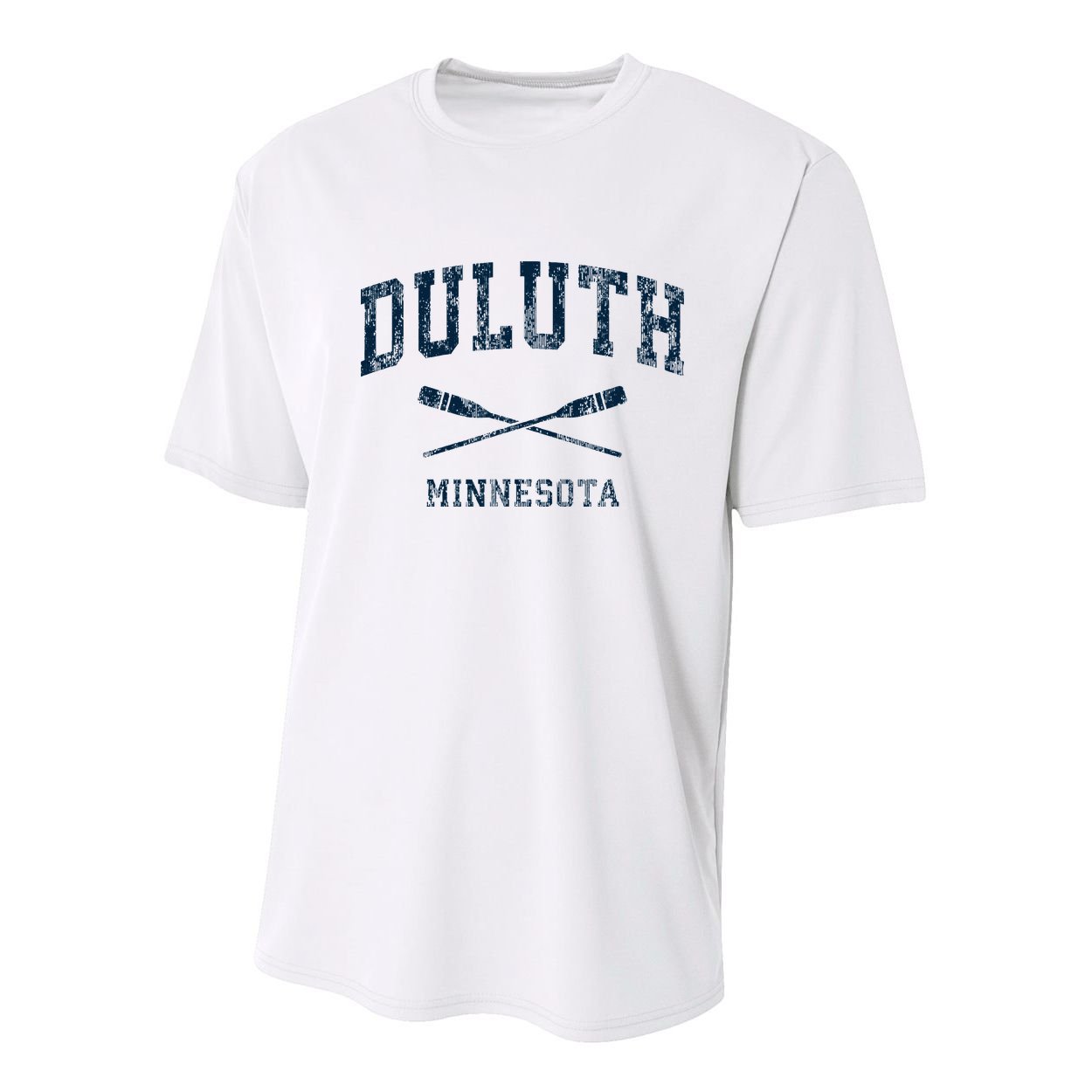 Duluth Minnesota Vintage Nautical Paddles Sports Oars Youth Performance Sprint T-Shirt