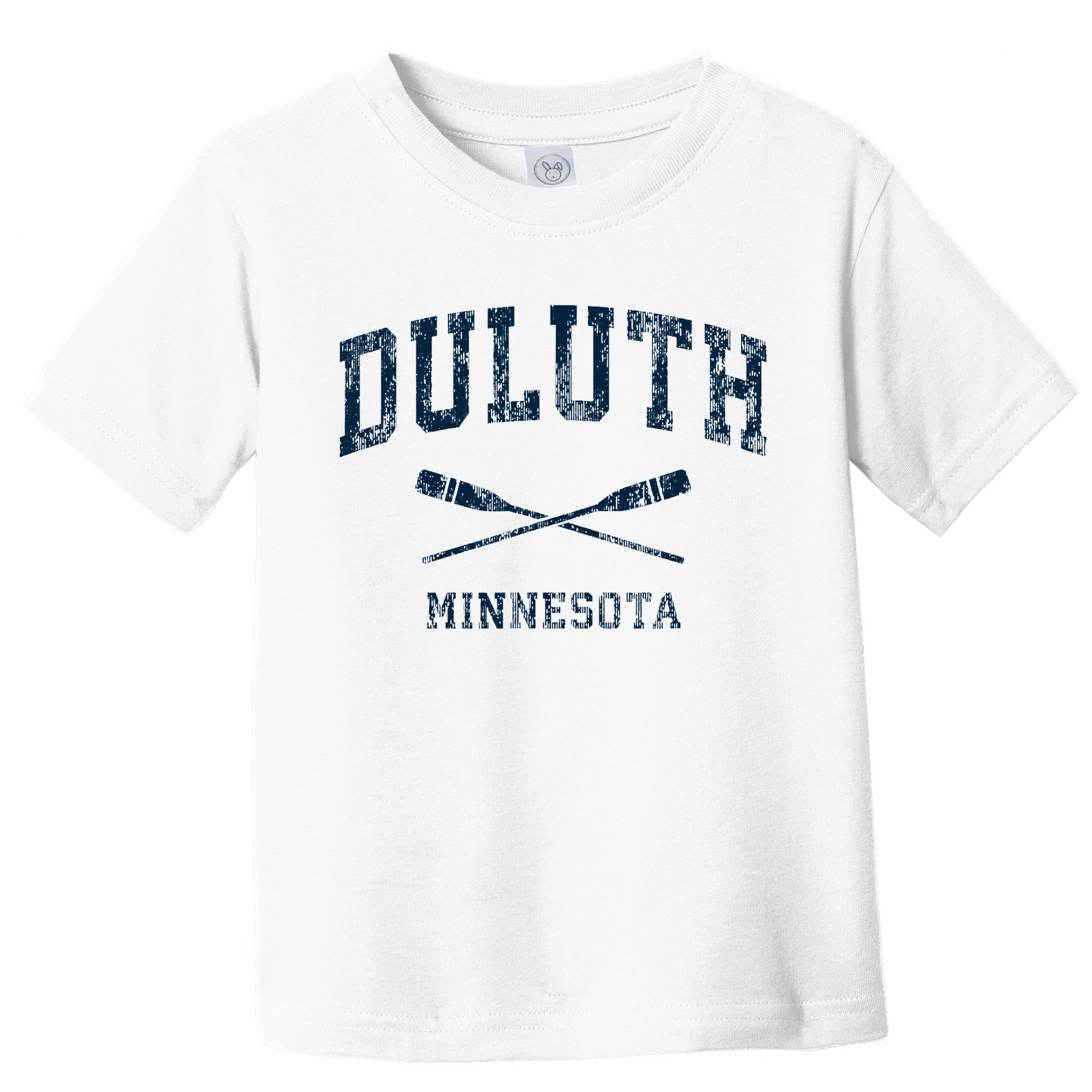 Duluth Minnesota Vintage Nautical Paddles Sports Oars Toddler T-Shirt