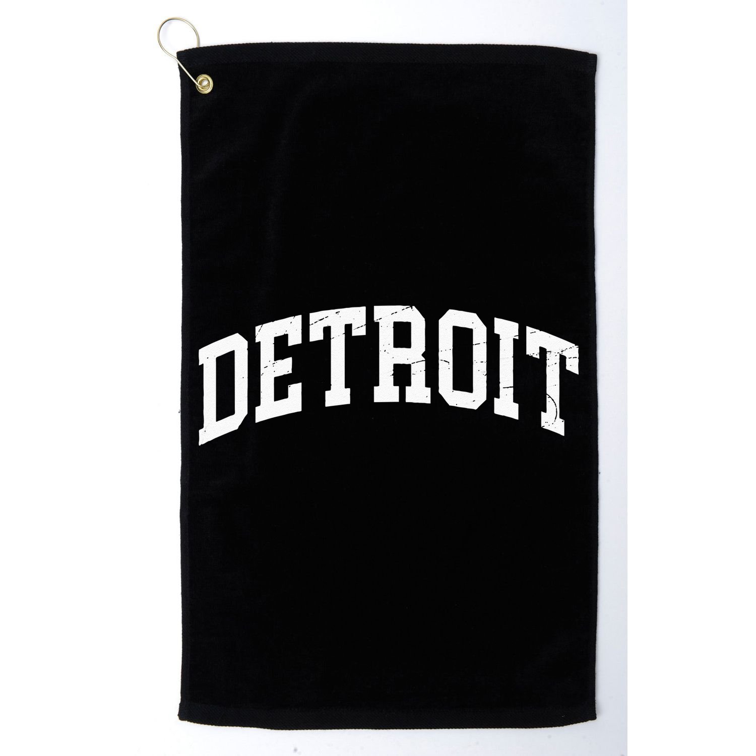 Detroit Michigan Vintage Worn Design Classic Golf Towel