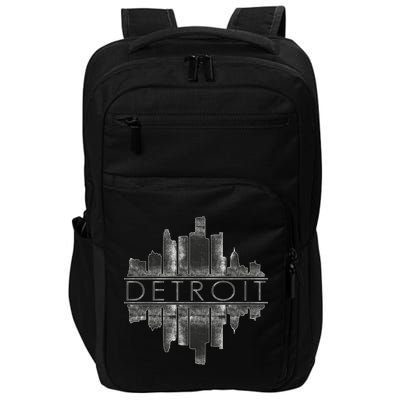 Detroit Mirrored Vintage Skyline Impact Tech Backpack