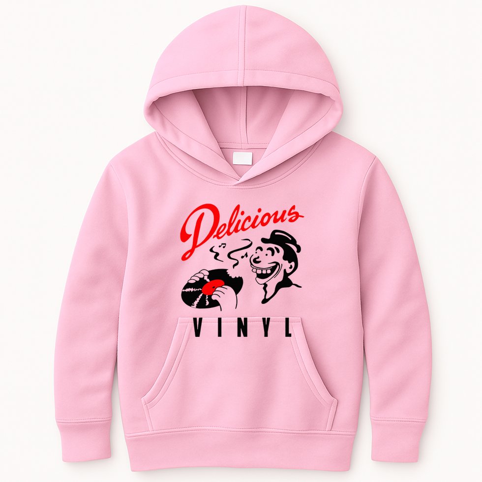 Delicious Meme Vinyl Funny Basic Kids Hoodie