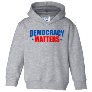 Democracy Matters Voting Toddler Hoodie