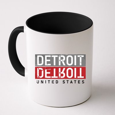 Detroit Mirrored Vintage Logo Mug