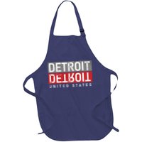Detroit Mirrored Vintage Logo Apron