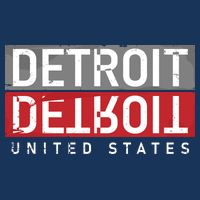 Detroit Mirrored Vintage Logo Apron