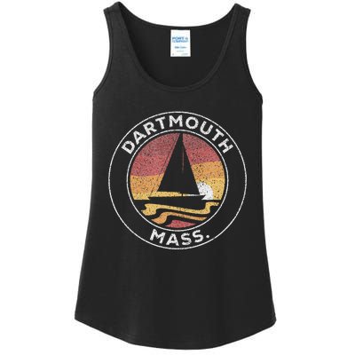 Dartmouth Massachusetts Vintage Sailboat 70s Ladies Essential Tank