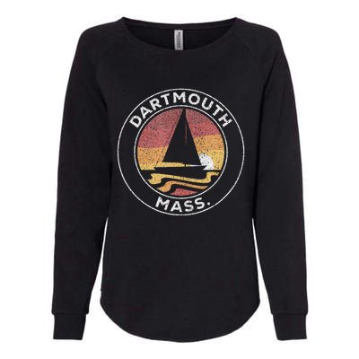 Dartmouth Massachusetts Vintage Sailboat 70s Womens California Wash Sweatshirt