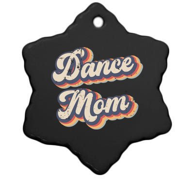 Dance Mom Vintage Rainbow Gift Ceramic Star Ornament