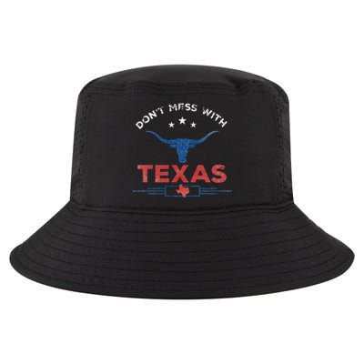 DonT Mess With Vintage Texas Longhorn Funny Vintage Cool Comfort Performance Bucket Hat