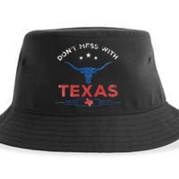 DonT Mess With Vintage Texas Longhorn Funny Vintage Sustainable Bucket Hat