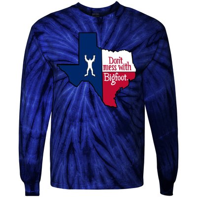 Don't Mess With Bigfoot Tie-Dye Long Sleeve Shirt