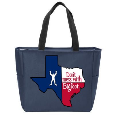 Don't Mess With Bigfoot Zip Tote Bag