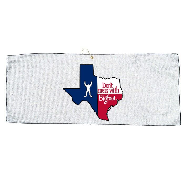 Don't Mess With Bigfoot Large Microfiber Waffle Golf Towel