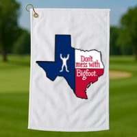Don't Mess With Bigfoot Golf Towel