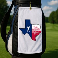 Don't Mess With Bigfoot Golf Towel