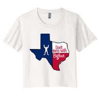 Don't Mess With Bigfoot Crop Top