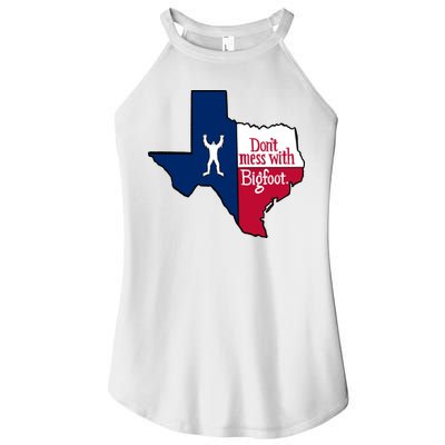 Don't Mess With Bigfoot Women's Perfect Tri Rocker Tank