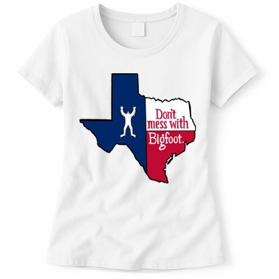 Don't Mess With Bigfoot Womens T-Shirt