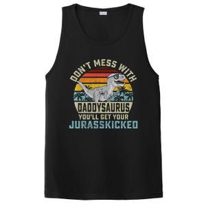 Dont Mess With Daddysaurus Youll Get Jurasskicked Daddy Meaningful Gift PosiCharge Competitor Tank