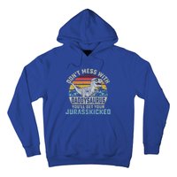 Dont Mess With Daddysaurus Youll Get Jurasskicked Daddy Meaningful Gift Hoodie