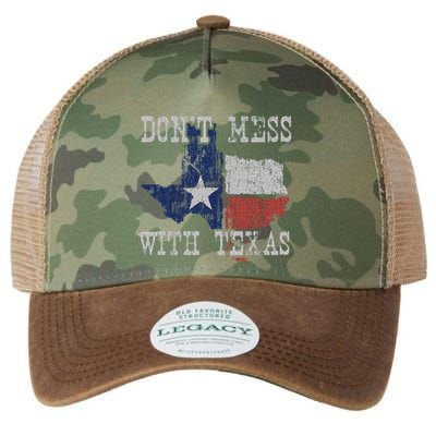 DonT Mess With Vintage Texas Longhorn Lone Star State Legacy Tie Dye Trucker Hat