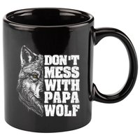 DonT Mess With Papa Wolf Dad For FatherS Day Great Gift 11oz C Handle Ceramic Mug