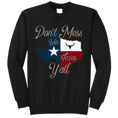 Dont Mess With Vintage Texas Pride Longhorn Lone Star State Sweatshirt