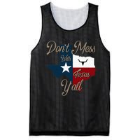 Dont Mess With Vintage Texas Pride Longhorn Lone Star State Mesh Reversible Basketball Jersey Tank