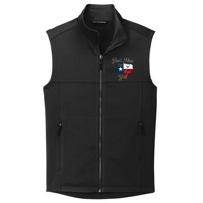 Dont Mess With Vintage Texas Pride Longhorn Lone Star State Collective Smooth Fleece Vest