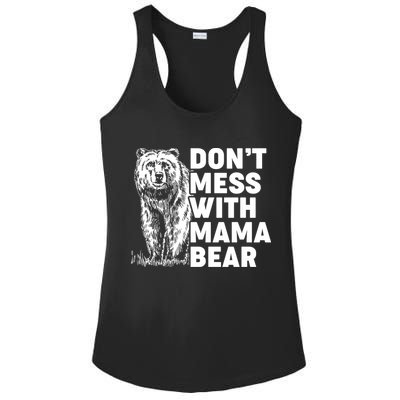 Don't Mess With Mama Bear Ladies PosiCharge Competitor Racerback Tank