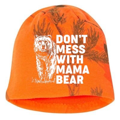 Don't Mess With Mama Bear Kati - Camo Knit Beanie