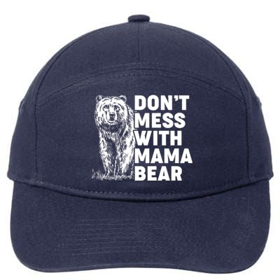 Don't Mess With Mama Bear 7-Panel Snapback Hat