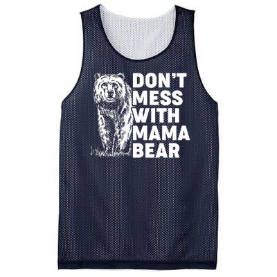 Don't Mess With Mama Bear Mesh Reversible Basketball Jersey Tank