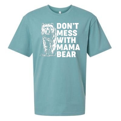 Don't Mess With Mama Bear Sueded Cloud Jersey T-Shirt