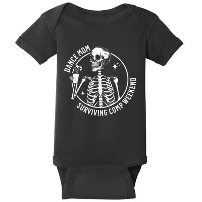 Dance Mom Weekends Coffee Dance Comps Baby Bodysuit