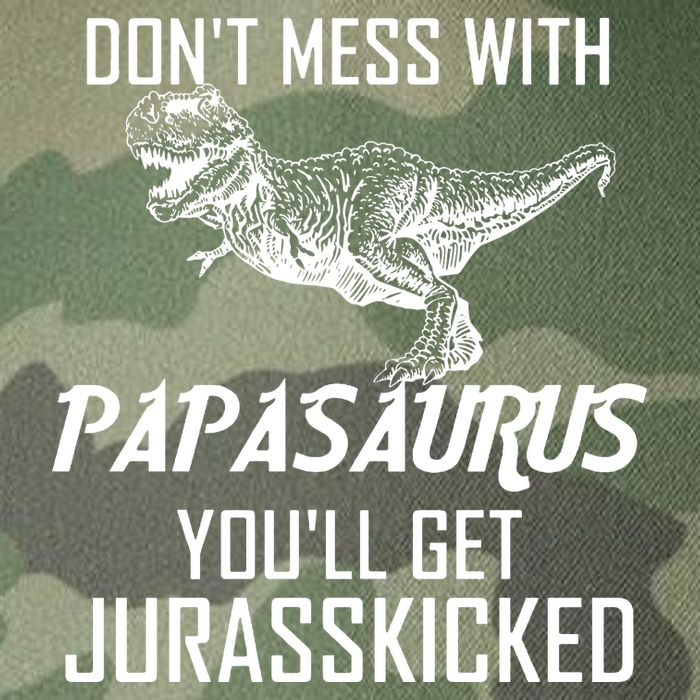 Don't Mess With Papasaurus Jurasskicked Legacy Tie Dye Trucker Hat