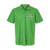 Don't Mess With Papasaurus Jurasskicked Softstyle Adult Sport Polo