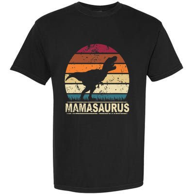 Don't Mess With MamaSaurus Dinosaur Mom Mothers Day Garment-Dyed Heavyweight T-Shirt