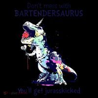 Don’T Mess With Bartendersaurus You’Ll Get Jurasskicked Impact Tech Backpack
